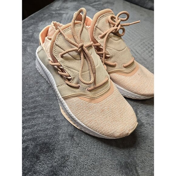 Puma Womens Running Shoes Size 7.5 Peach &‎ White Lightweight Breathable Design - Picture 8 of 11